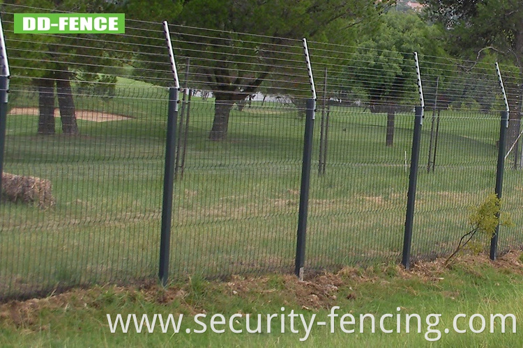 High Security Welded 358 Anti Climb Cut Metal Fence for Industrial Commercial Residential